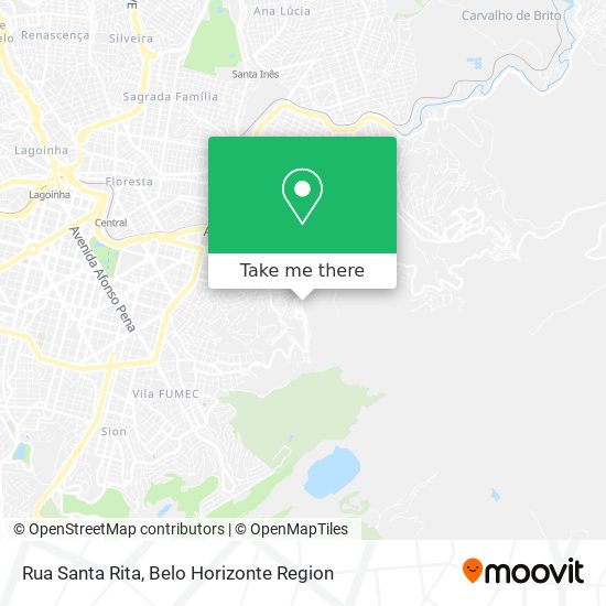 Rua Santa Rita map