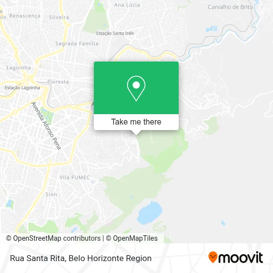 Rua Santa Rita map