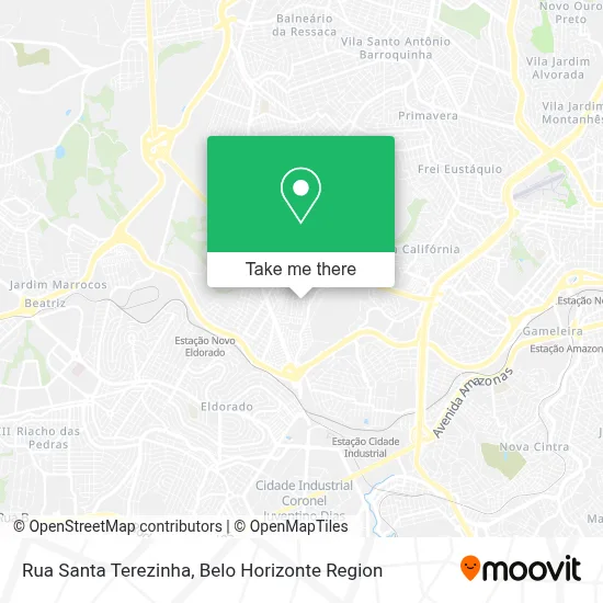Rua Santa Terezinha map