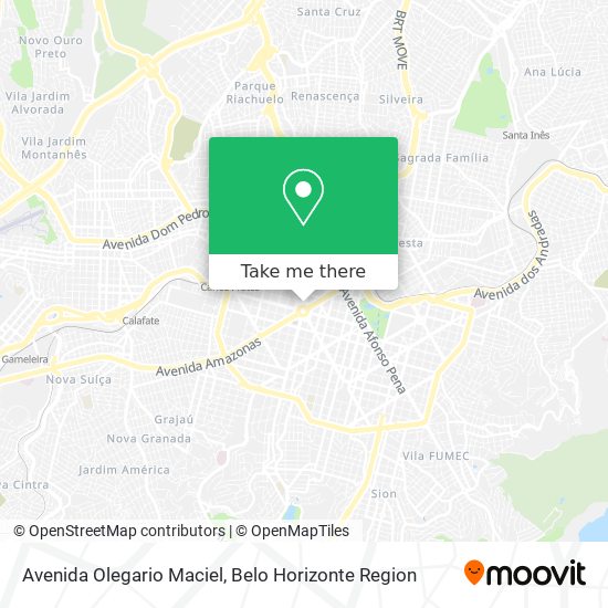 Mapa Avenida Olegario Maciel