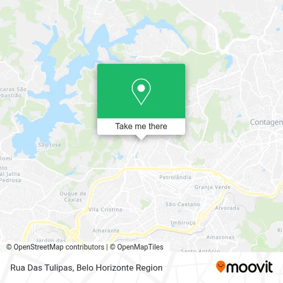 Rua Das Tulipas map