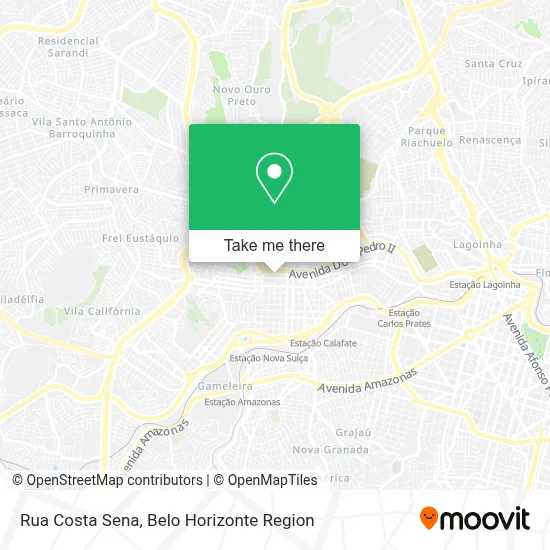 Rua Costa Sena map
