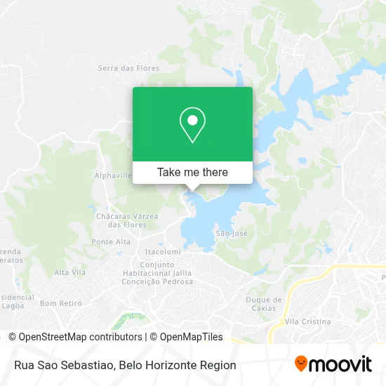 Rua Sao Sebastiao map