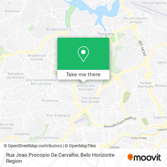 Rua Joao Procopio De Carvalho map