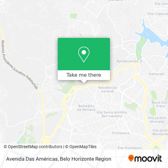 Avenida Das Américas map
