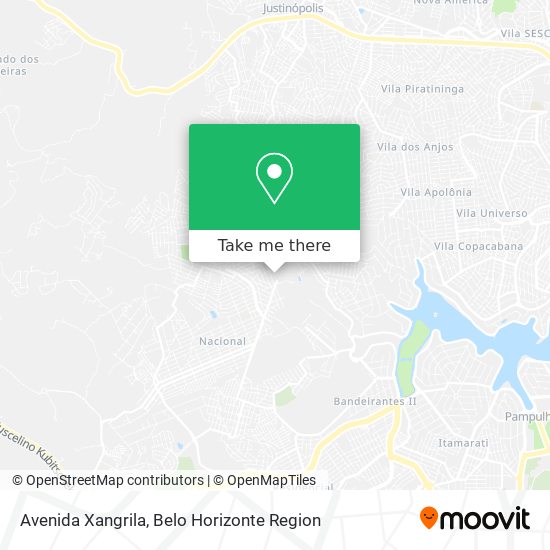 Avenida Xangrila map