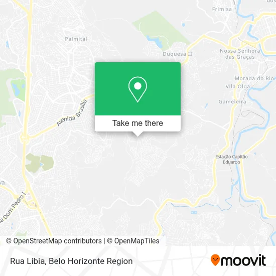 Rua Libia map