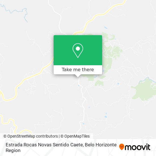 Estrada Rocas Novas Sentido Caete map