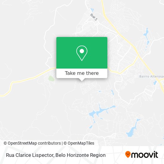 Rua Clarice Lispector map