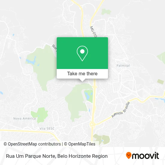 Rua Um Parque Norte map