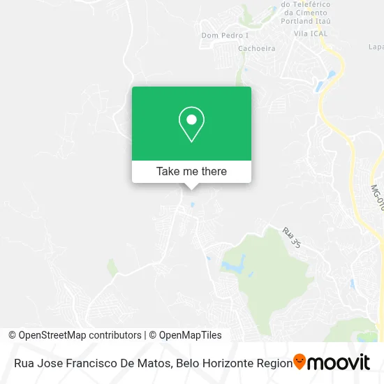 Rua Jose Francisco De Matos map