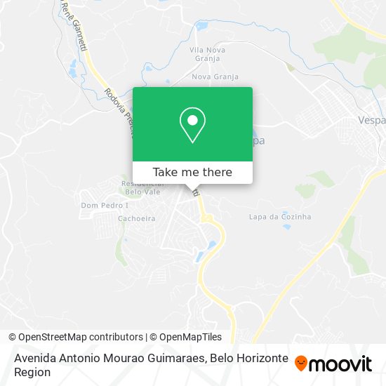 Avenida Antonio Mourao Guimaraes map