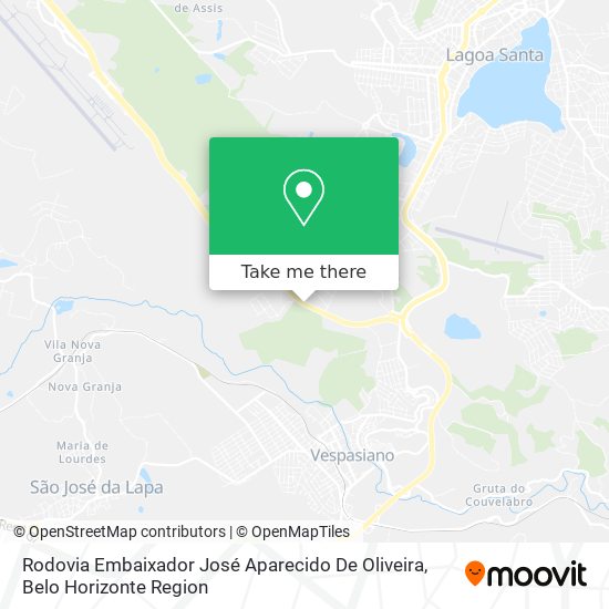 Rodovia Embaixador José Aparecido De Oliveira map