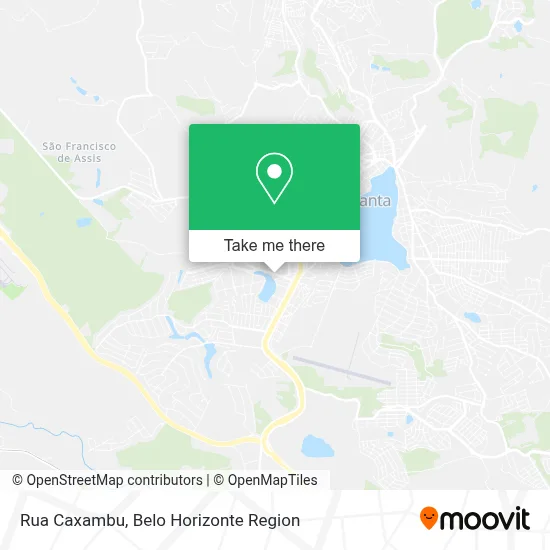 Rua Caxambu map