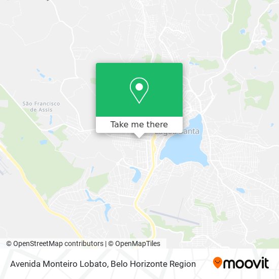 Avenida Monteiro Lobato map