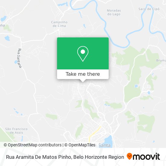 Rua Aramita De Matos Pinho map