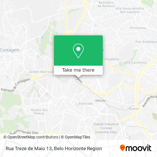 Rua Treze de Maio 13 map