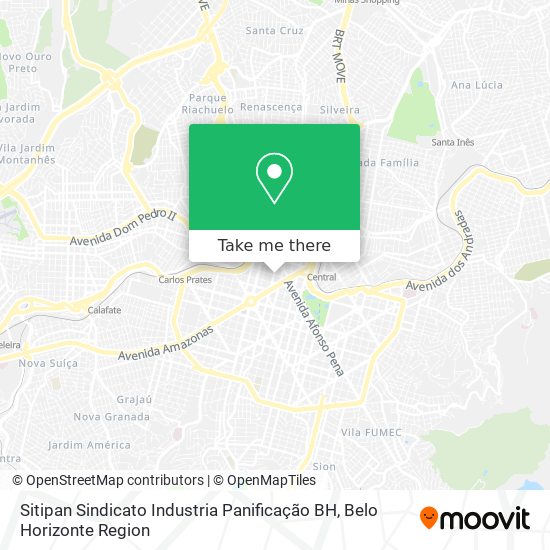 Sitipan Sindicato Industria Panificação  BH map