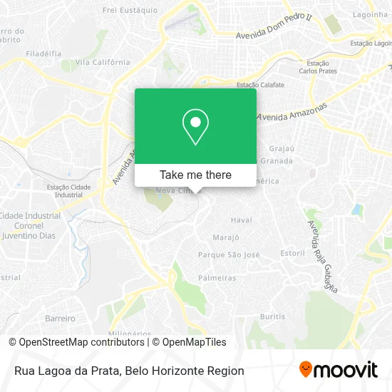 Rua Lagoa da Prata map