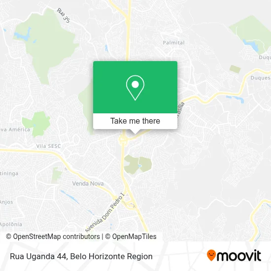 Rua Uganda 44 map