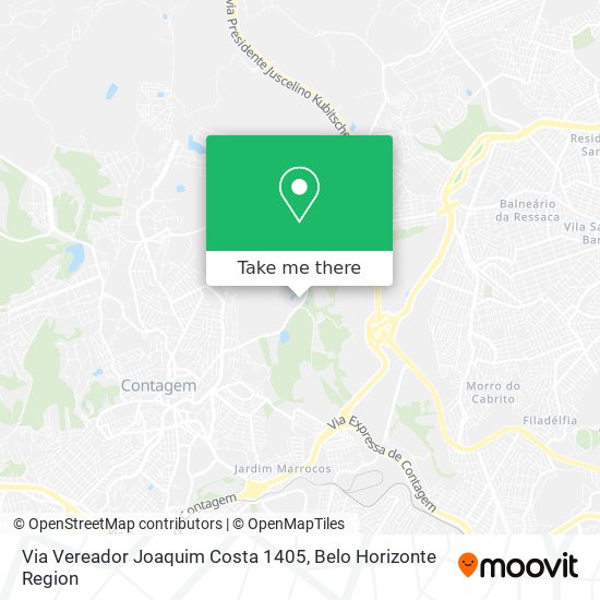 Via Vereador Joaquim Costa 1405 map