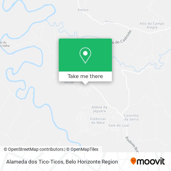 Alameda dos Tico-Ticos map
