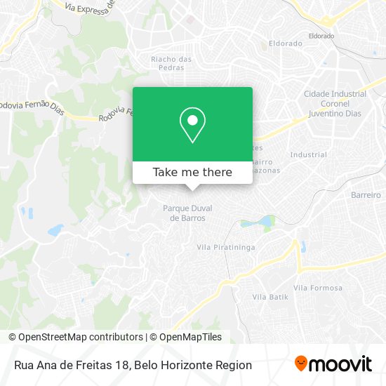 Rua Ana de Freitas 18 map