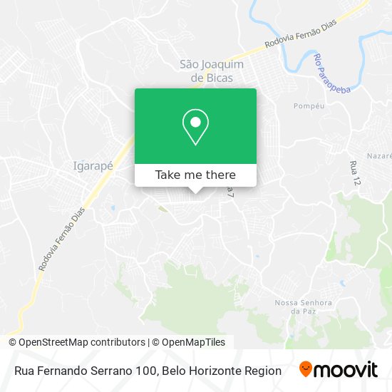 Rua Fernando Serrano 100 map