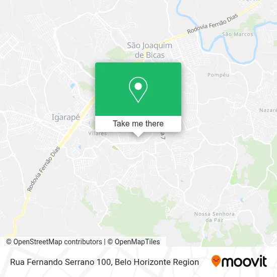 Rua Fernando Serrano 100 map