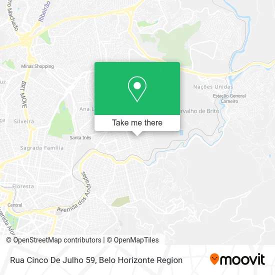 Rua Cinco De Julho 59 map