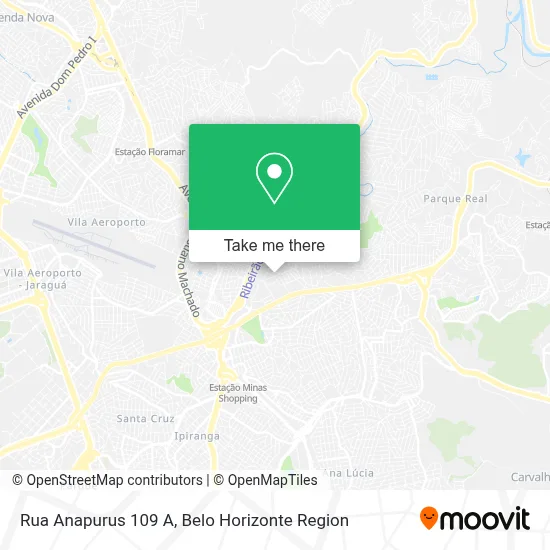 Rua Anapurus 109 A map