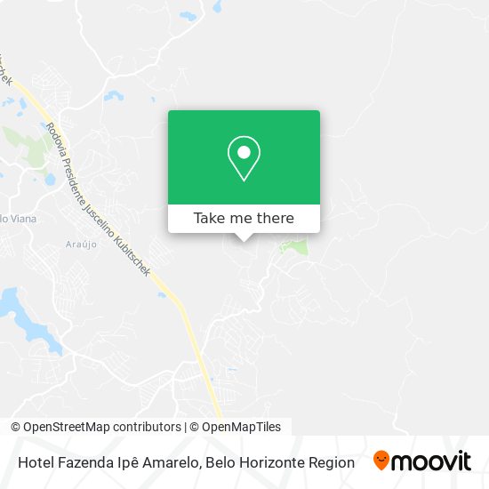 Hotel Fazenda Ipê Amarelo map