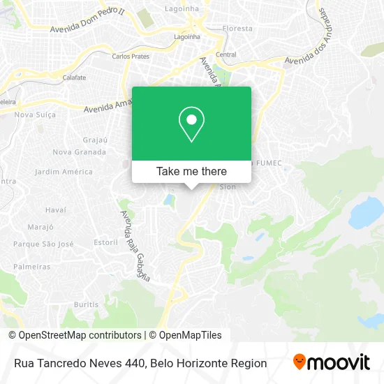 Rua Tancredo Neves 440 map