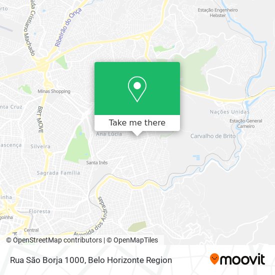 Rua São Borja 1000 map