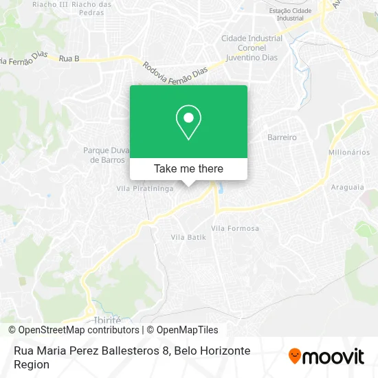 Rua Maria Perez Ballesteros 8 map