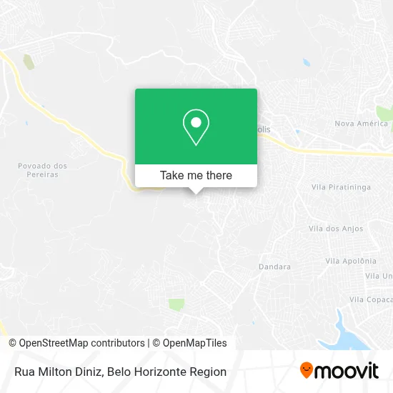 Rua Milton Diniz map