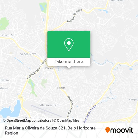 Rua Maria Oliveira de Souza 321 map