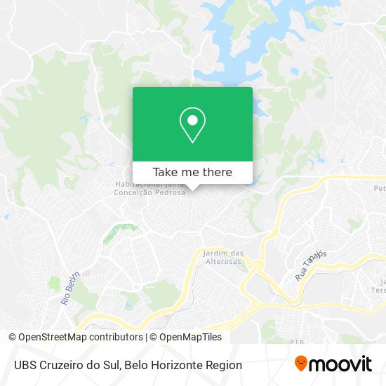 UBS Cruzeiro do Sul map