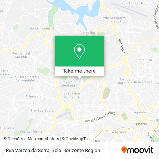 Mapa Rua Várzea da Serra