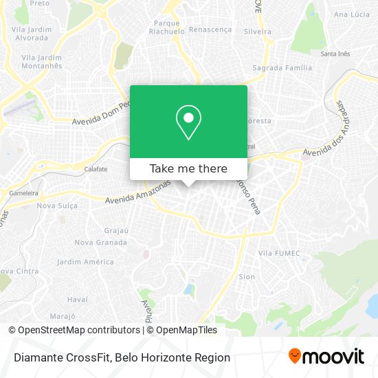 Diamante CrossFit map