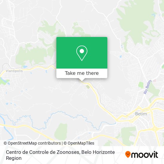 Centro de Controle de Zoonoses map