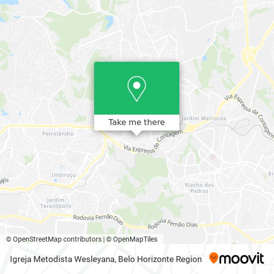 Igreja Metodista Wesleyana map