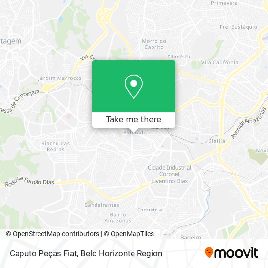 Caputo Peças Fiat map
