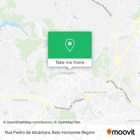 Rua Pedro de Alcântara map