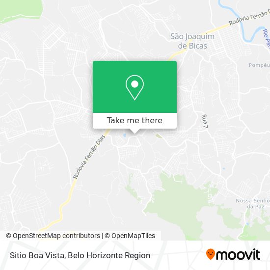 Sitio Boa Vista map