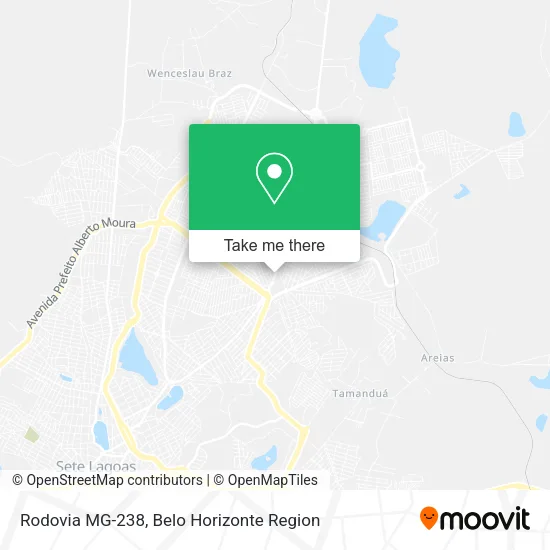 Rodovia MG-238 map