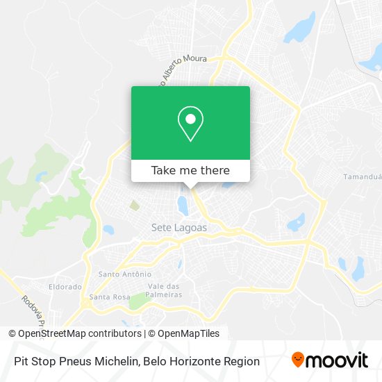 Pit Stop Pneus Michelin map