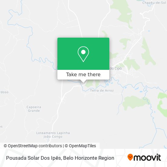 Pousada Solar Dos Ipês map