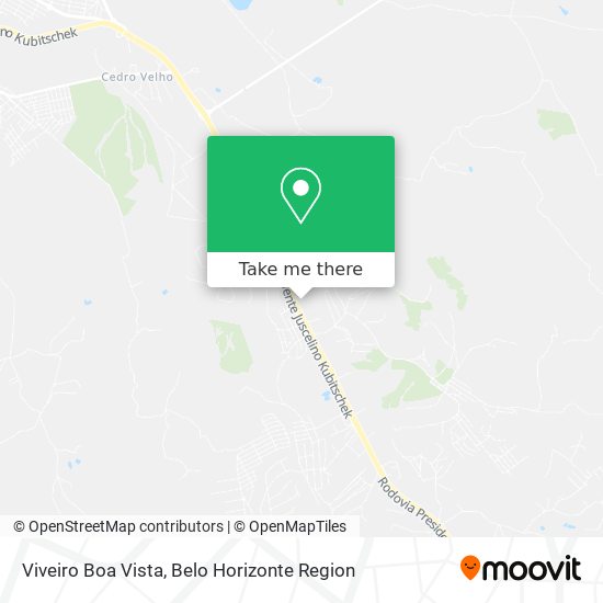 Viveiro Boa Vista map