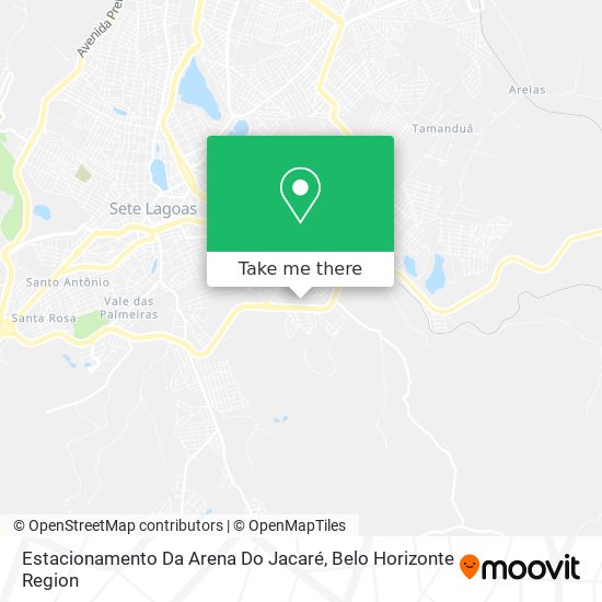 Estacionamento Da Arena Do Jacaré map